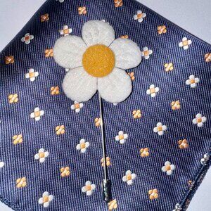 NEW! Pocket Square & Coordinating Lapel Pin